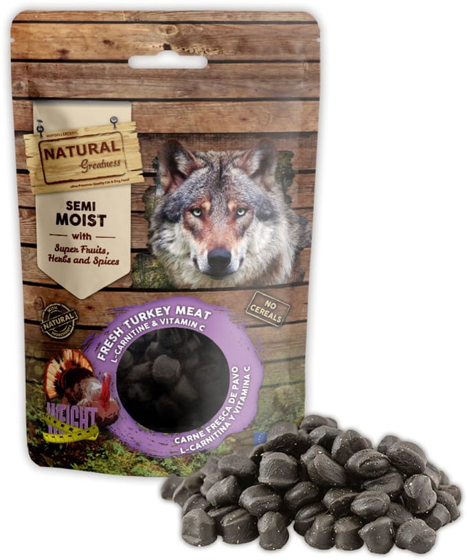 Semi-Moist Bits Natural Greatness - Hypoallergene Graanvrije Hondensnack - 150g Gewicht Ondersteuning