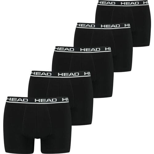Head boxershorts black 5-Pack-XXL