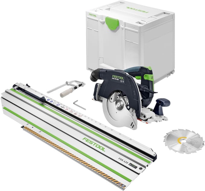 Festool HKC 55 KEB-Basic-FSK 420 Accu-cirkelzaag Zaagdiepte 90° (max.) 55 mm Brushless 18 V 8.0 Ah