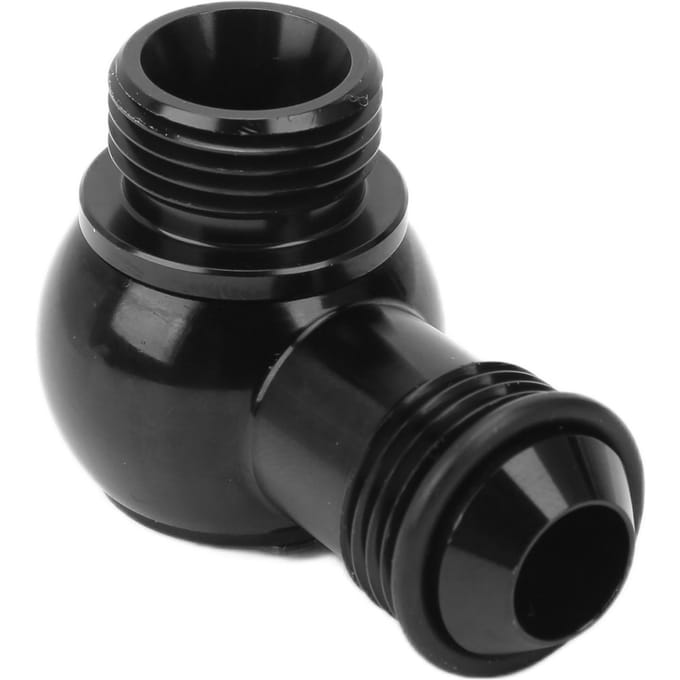 8AN Banjo Adapter naar ORB?8 34 UNF Banjo Bout Assemblage Aluminium Rubber Zwart Auto Onderdelen black