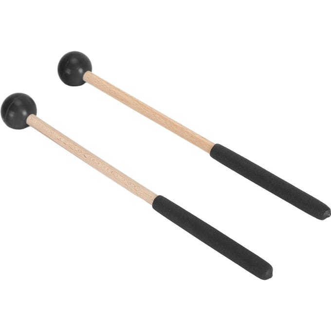 1 Paar Percussie Mallet Rubber en Esdoorn Multifunctionele Tongue Drum Mallet voor Concert