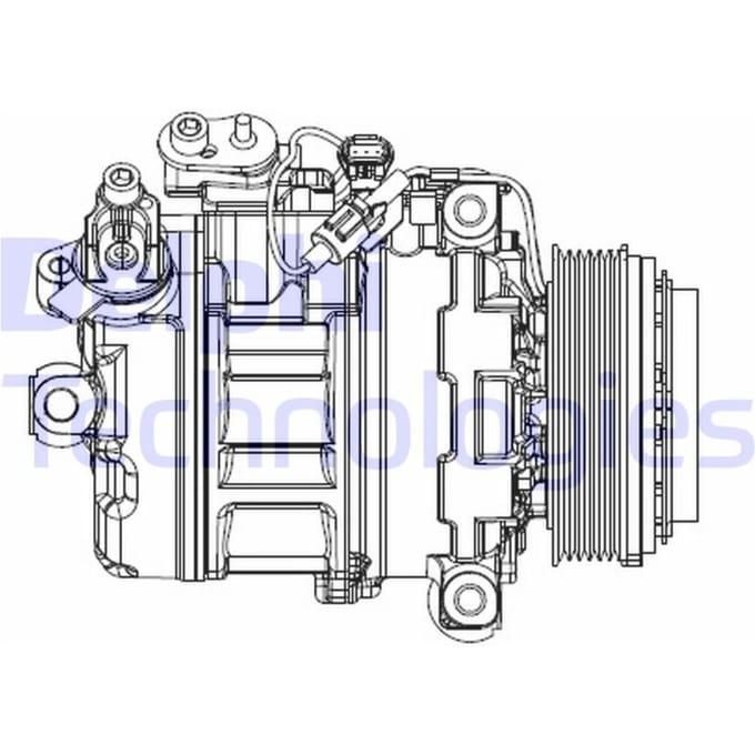 Compressor airconditioning DELPHI CS20547