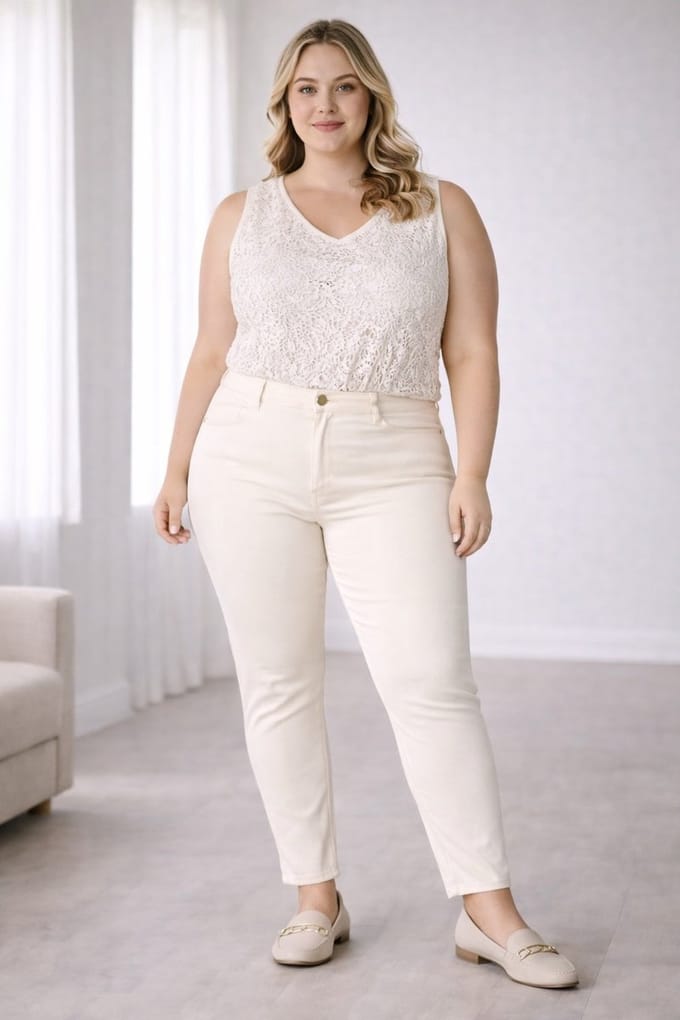 YEST CURVE Jelica Bottoms - Natural - maat X-0(44)