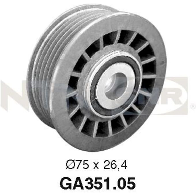 Rondsel/geleiderpoelie, V-riem SNR GA351.05