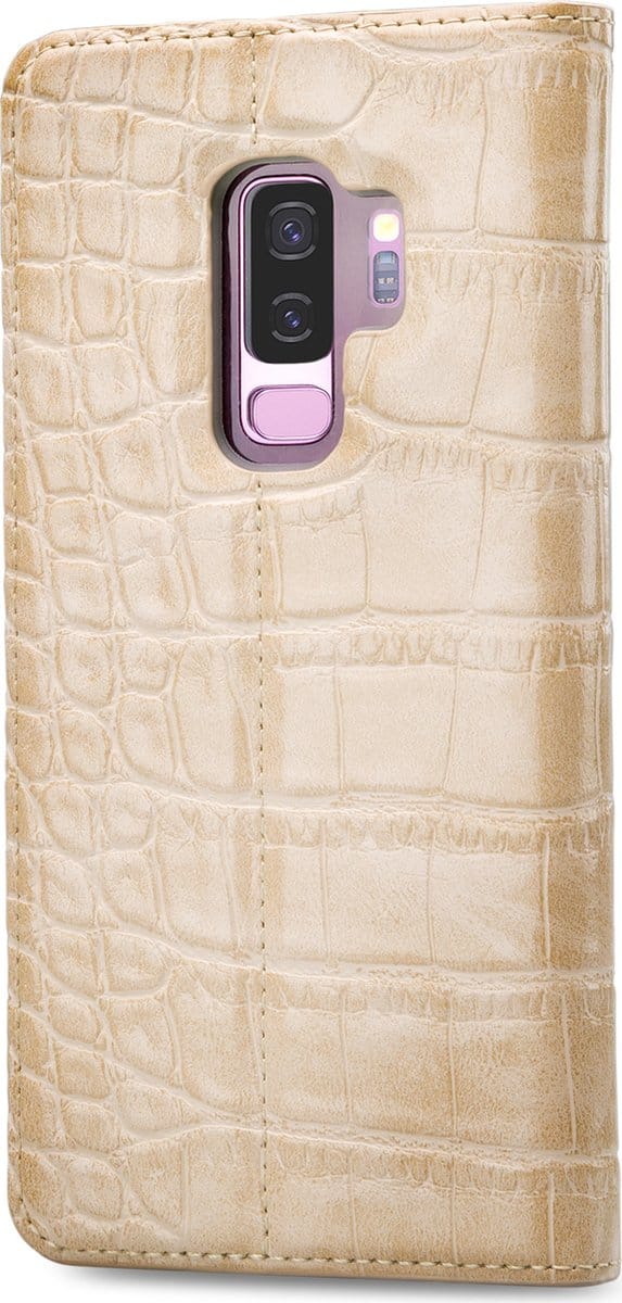 Mobilize Premium Gelly Book Case Samsung Galaxy S9+ Alligator Peanut Brown