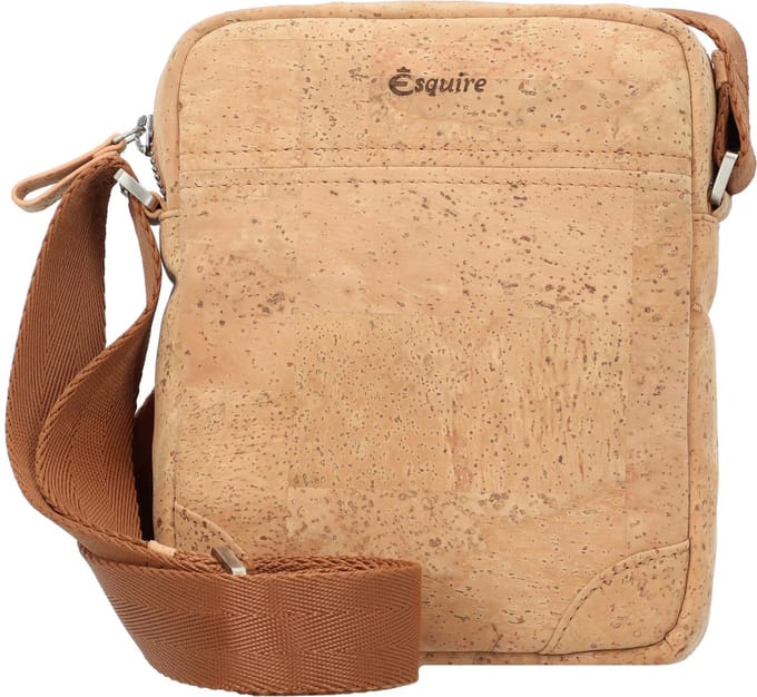 Esquire schoudertas Kork Small Crossbody Bag Natural Lichtbruin