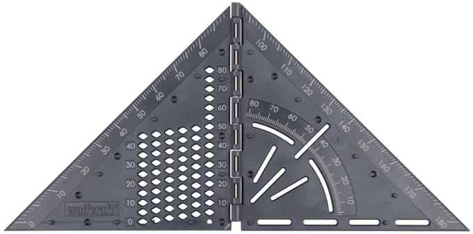 Wolfcraft Winkelhaak Vario 3d Kunststof - 30cm