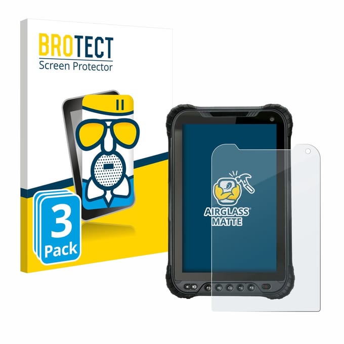 BROTECT - Screenprotector voor Unitech TB85 Plus - Folie Beschermfolie Beschermglas matte 3 Stuks