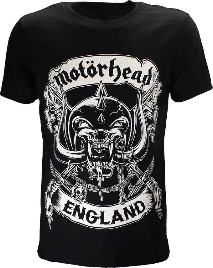 Motorhead Crossed Swords England T-Shirt - Officiële Merchandise - M
