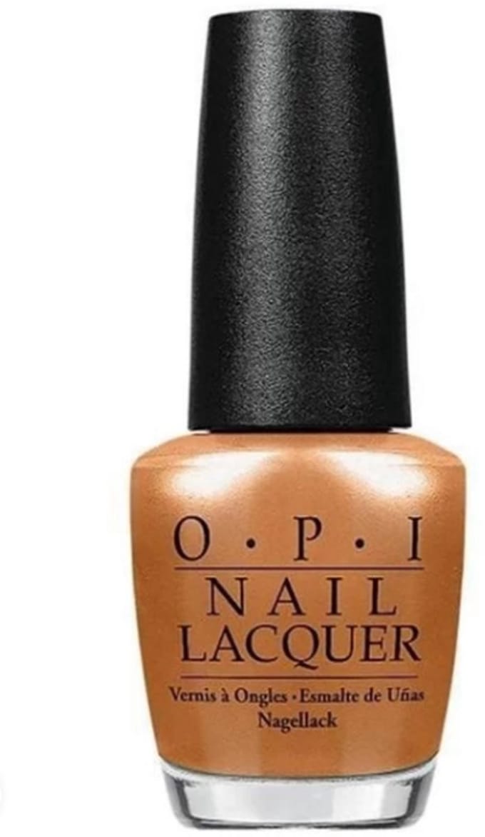 O.P.I Nail Lacquer Nagellak 15ml - With A Nice Finish - Glanzende Bronzen Nagellak