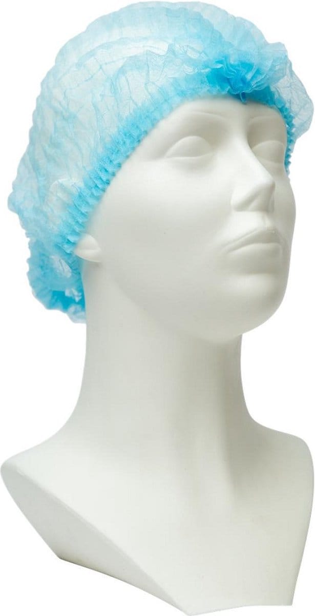 Baret model wokkel - Haarnetjes - blauw - 100 stuks