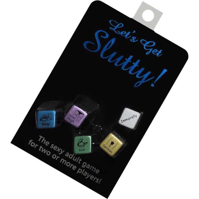 Kheper Games Laten we Ondeugend Worden! Metallic Set van Voorbereidingsdobbelstenen - Multicolor