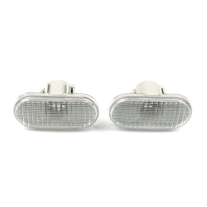 Bross Auto Parts BSP748 2 Stuks Zijrichtingaanwijzer Links en Rechts 8200257884, 8200257884C2RC voor Renault Clio MK2 2001-2006