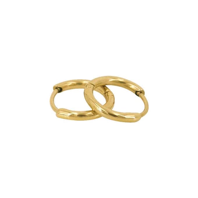 Kalli edelstalen Oorbel 1893 Goud 11mm