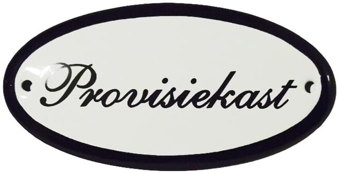 Deurbord Provisiekast