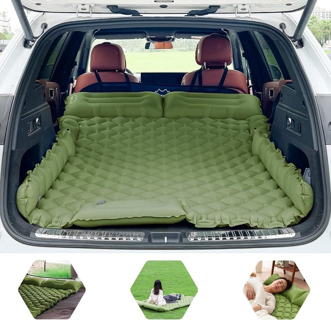 Autobed 2 Persoons - Auto Luchtbed - Opblaasbaar bed - Reisbed