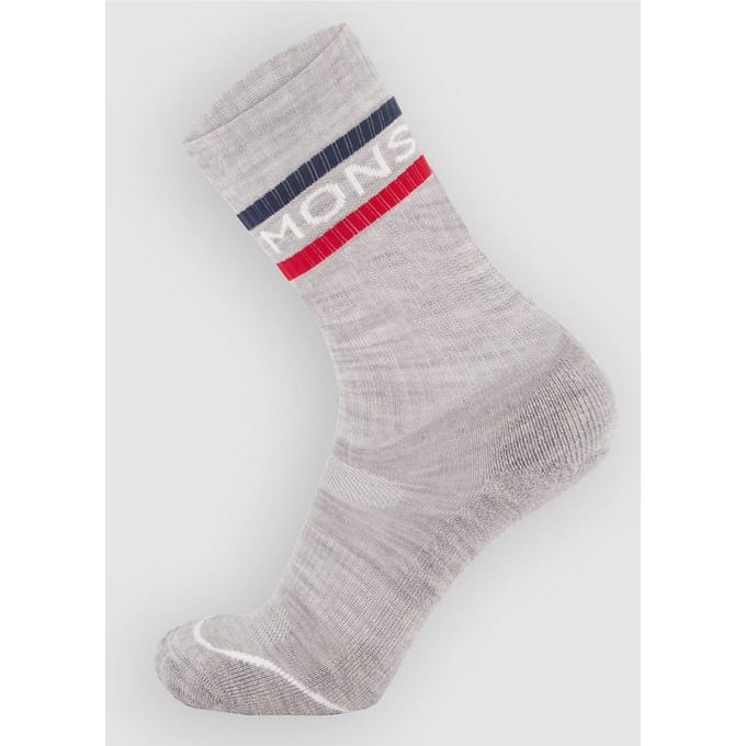 Mons Royale Signature Merino Crew Socks grijs