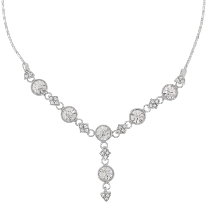 Behave – Ketting – Zilverkleurig – Kristal – Elegant – Verstelbaar