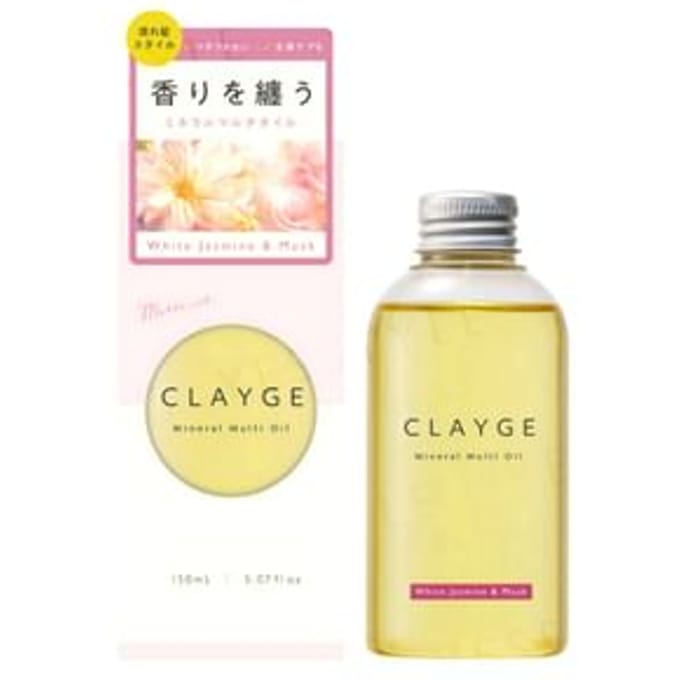 CLAYGE - Mineral Multi Oil White Jasmine & Musk 150ml