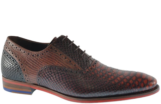 Floris Van Bommel SFM Veterschoenen - Cognac- Heren maat 30238