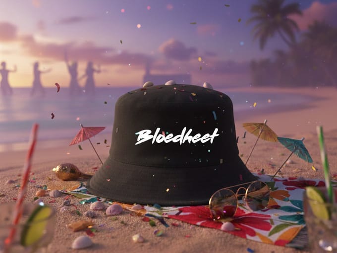 Bloedheet Bucket Hat | Black | Maat XL