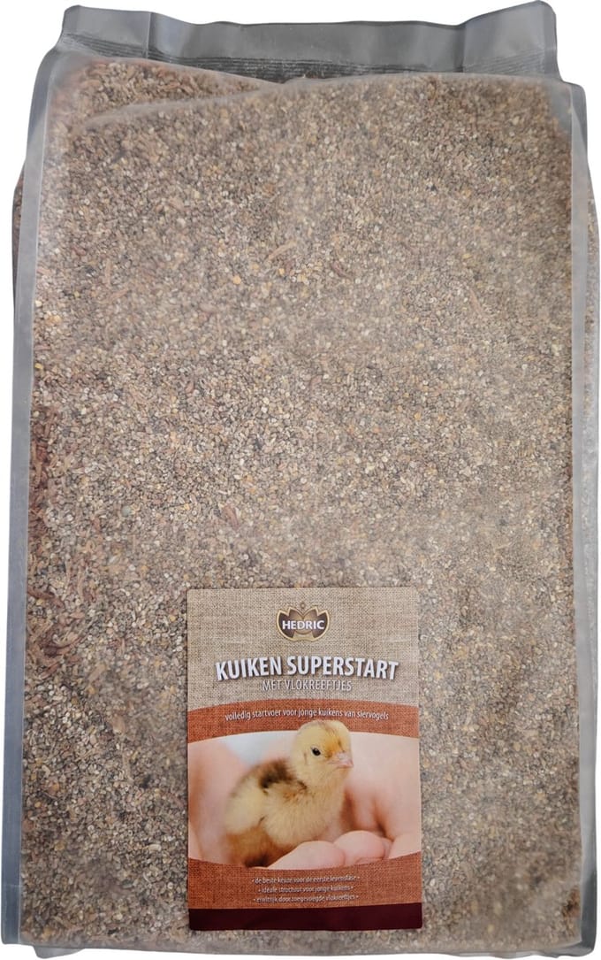Hedric Kuiken Superstart - 10kg - Kuikenvoer - voor kuikens vanaf de eerste dag