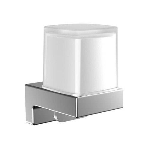 Emco cue single hand soap dispenser with slip cup 322100100