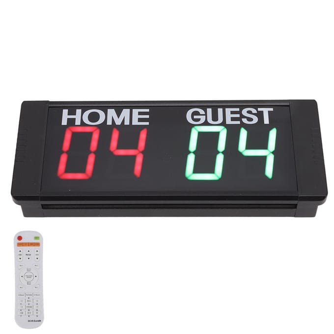 1,5 inch LED Scorebord Draagbare Infrarood Afstandsbediening Digitaal Scorebord met Zoemer voor Regular white