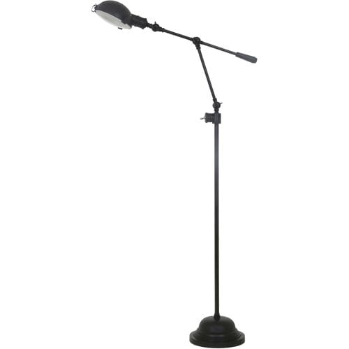KS Verlichting Vloerlamp Royce Antiek Zwart