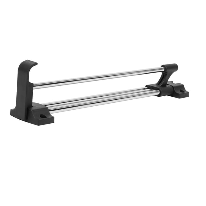Uittrekbare Uitschuifbare Kaststang Schuifkledingkast Kaststang Verstelbare Kledingorganizer Houder 30cm gray
