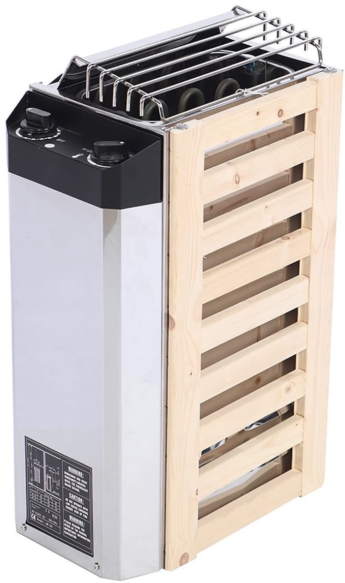 Dailygoods - Sauna Verwarming 3KW Roestvrij Staal voor Hoge Efficiëntie