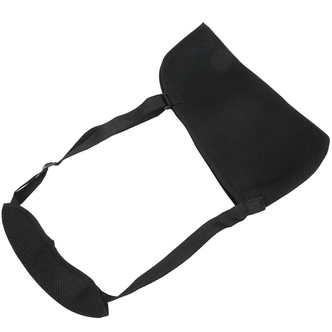 Écharpe de bras respirante et réglable, support d'épaule pour fracture et entorse black