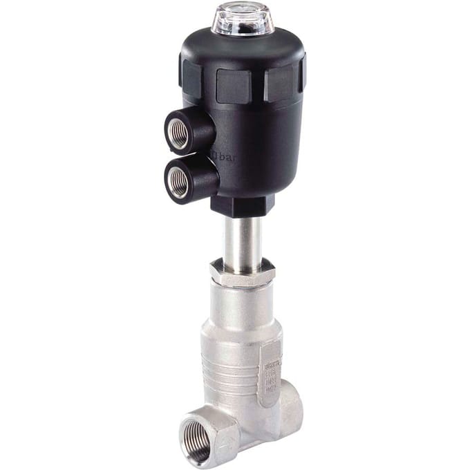 G 3/4'' NC Pneumatische 2-Weg Klepafsluiter RVS - 2012 - 146311