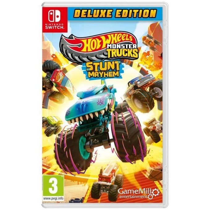 Hot Wheels Monster Trucks: Stunt Mayhem (Deluxe Edition) - Nintendo Switch - Racing