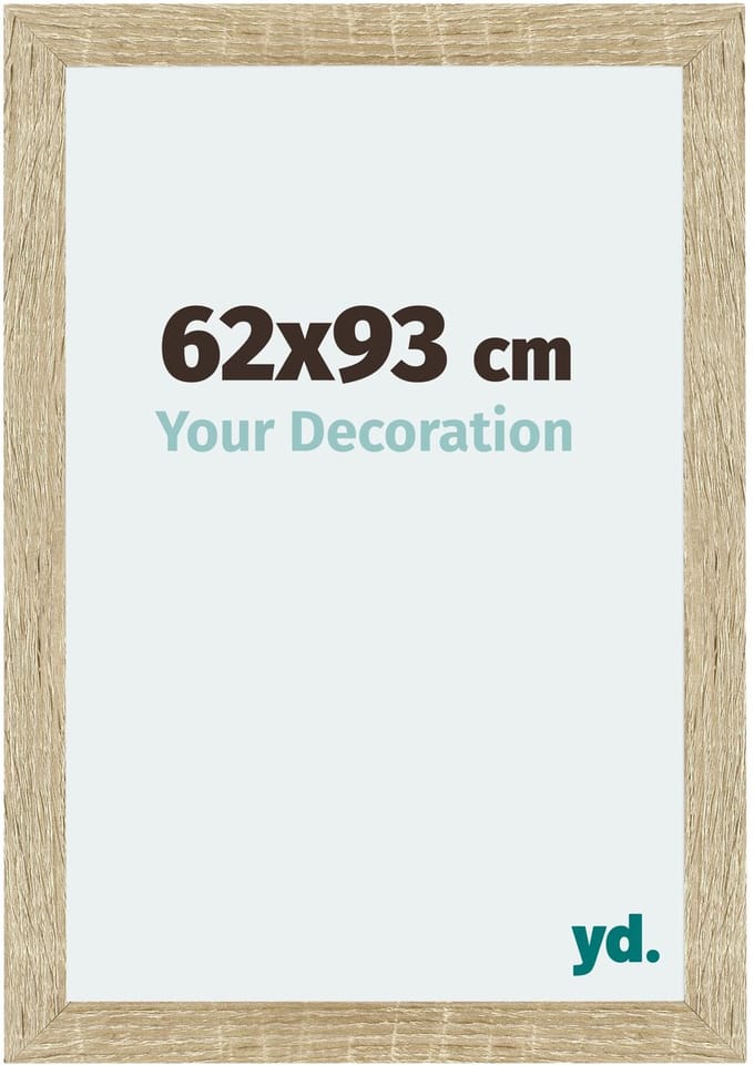 Your Decoration - Fotolijst 62x93 cm - MDF - Sonoma Eiken - Mura