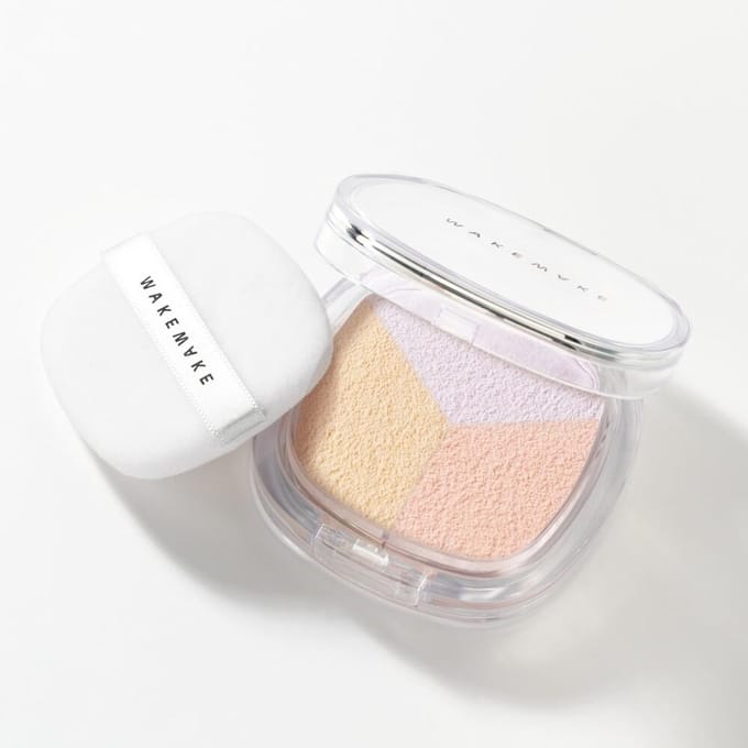 WAKEMAKE Stay Fixer Multi Color Poeder (Speciale set met kwast) 01 Pale Clear