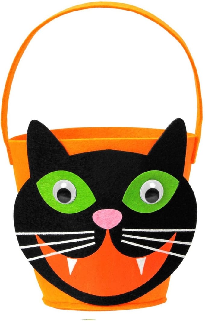 Halloween tasje kat