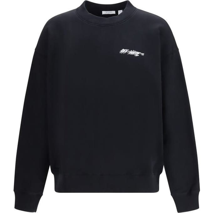 Off-White Zwarte Katoenen Sweater