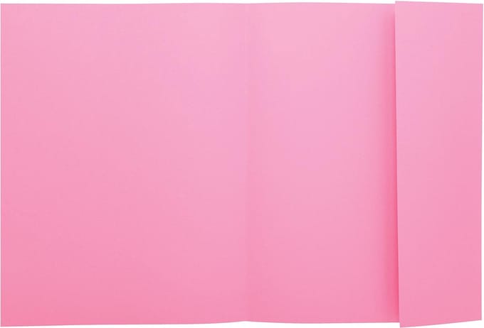 Exacompta SUPER 210 - Pak van 50 dossiermappen met 1 klep - 24x32cm - Roze - 339003E