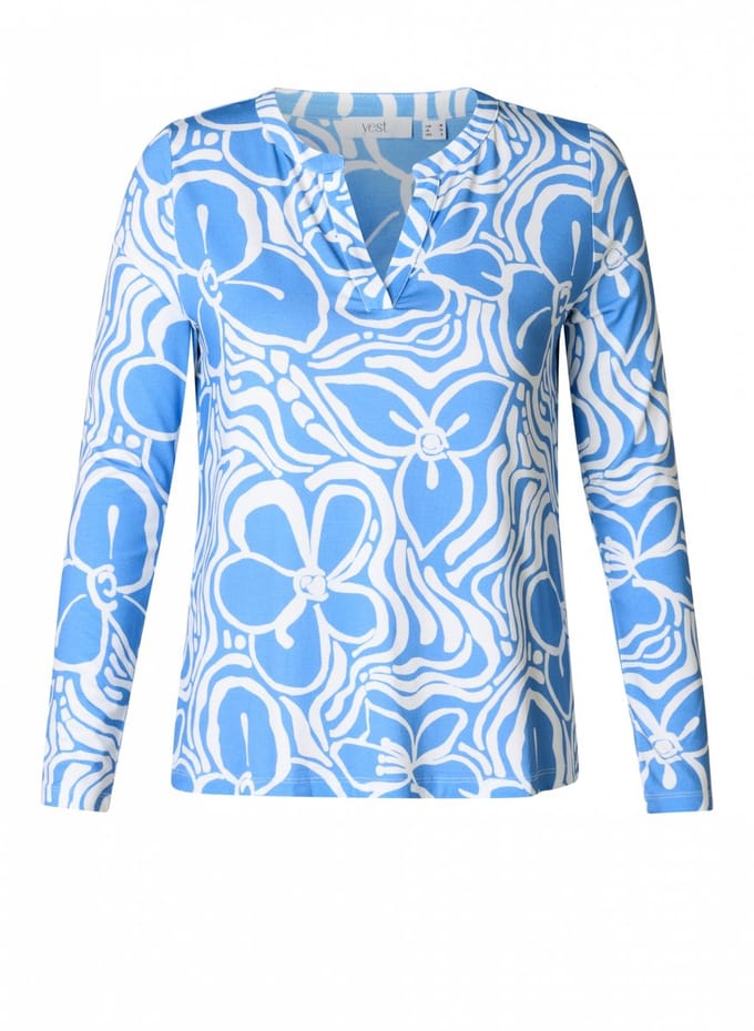 YEST Raissa Essential - Uniform Blue/Off Whi - maat 48