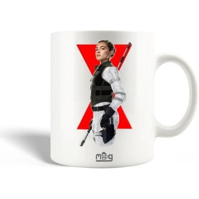 Mug en Céramique - Black Widow - Yelena Belova - 30cl - Compatible Lave-Vaisselle - Blanc
