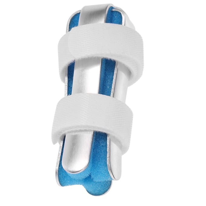 Aluminium Vinger Hand Spalk Herstel Blessure Pijn Buigen Vervorming Correctie M M white