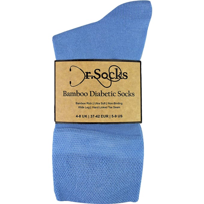 4-Pack Dames Bamboe Diabetessokken Zacht Ademend Niet-Bindend