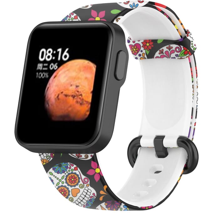 Replacement Strap with Print Silicone Wristband Compatible for xiaomi mi Watch Lite for Redmi Watch bot