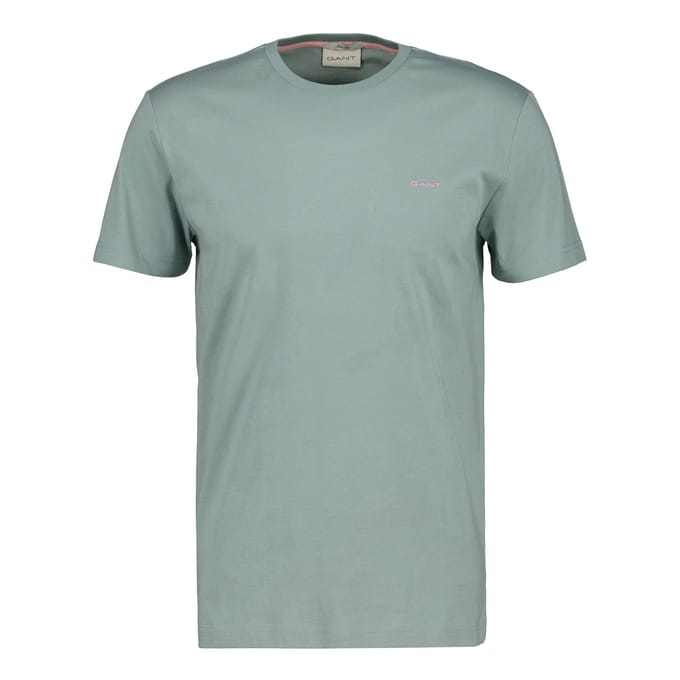 Gant Contrast Logo SS Shirt Heren - Maat M