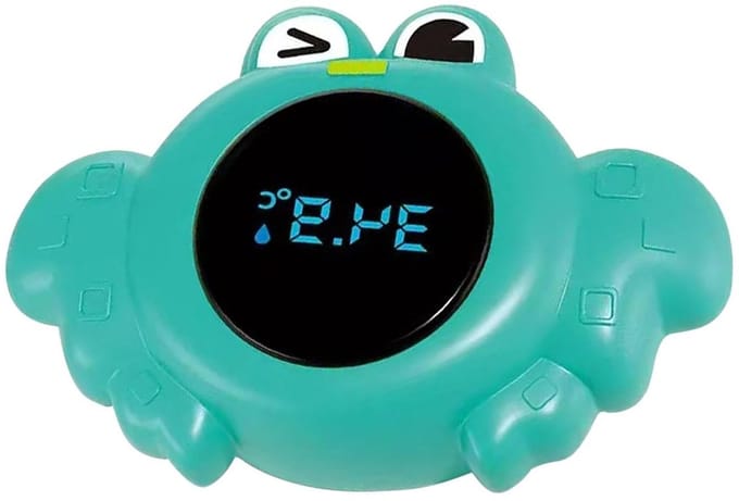 Badthermometer Kinderen - Watertemperatuur meter - Veilig Baden - Drijvend Speelgoed - 10 cm - Groen