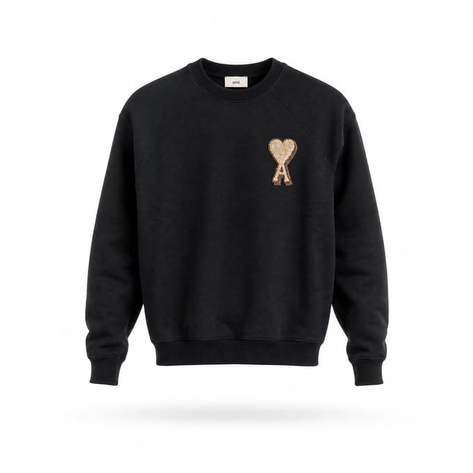 Ami Paris - Sweaters - Zwart (oversized model) - XL