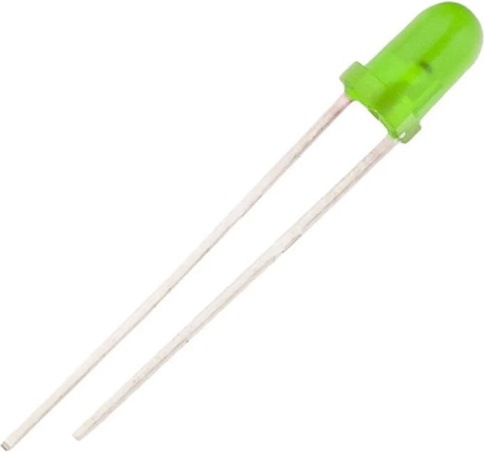 Schiefer LED Diode | Single Led 1.7V 20mA DC Diffuus Groen 30K uur