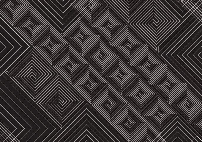 Poster | Grijs , Zwart | 104 x 70,5 cm