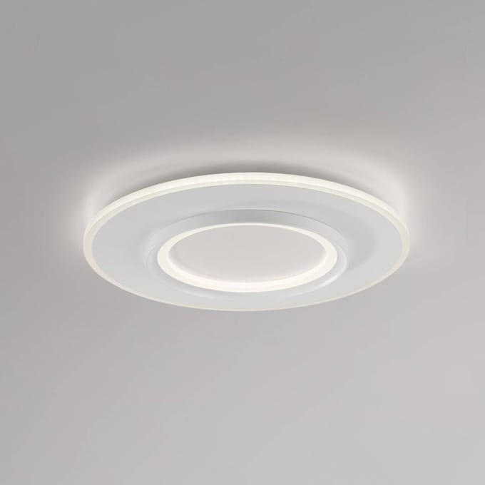 Q-Smart-Home Paul Neuhaus SMART+ plafondlamp Q-Kalina, wit, Ø 50 cm